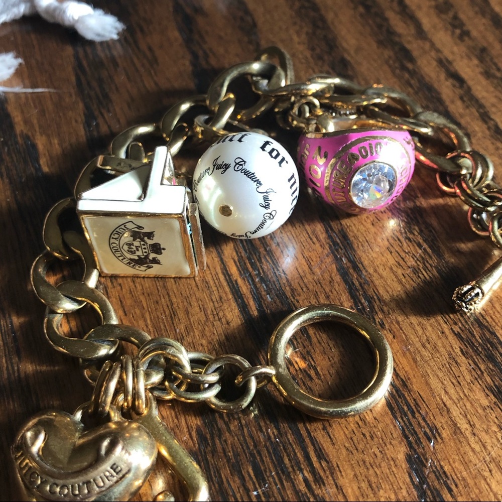 Juicy Couture charm bracelet with charms